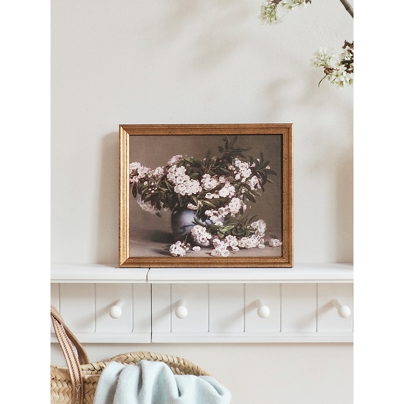 Blue Vase Framed Canvas Print | 8×10