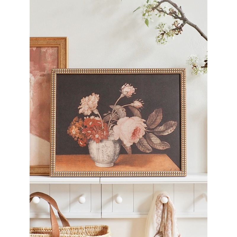 Charming Bouquet Framed Canvas Print | 11×14