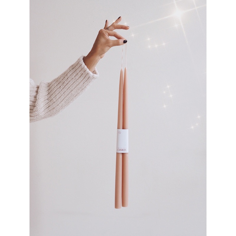 Classic Blush Taper Candle Set | 18