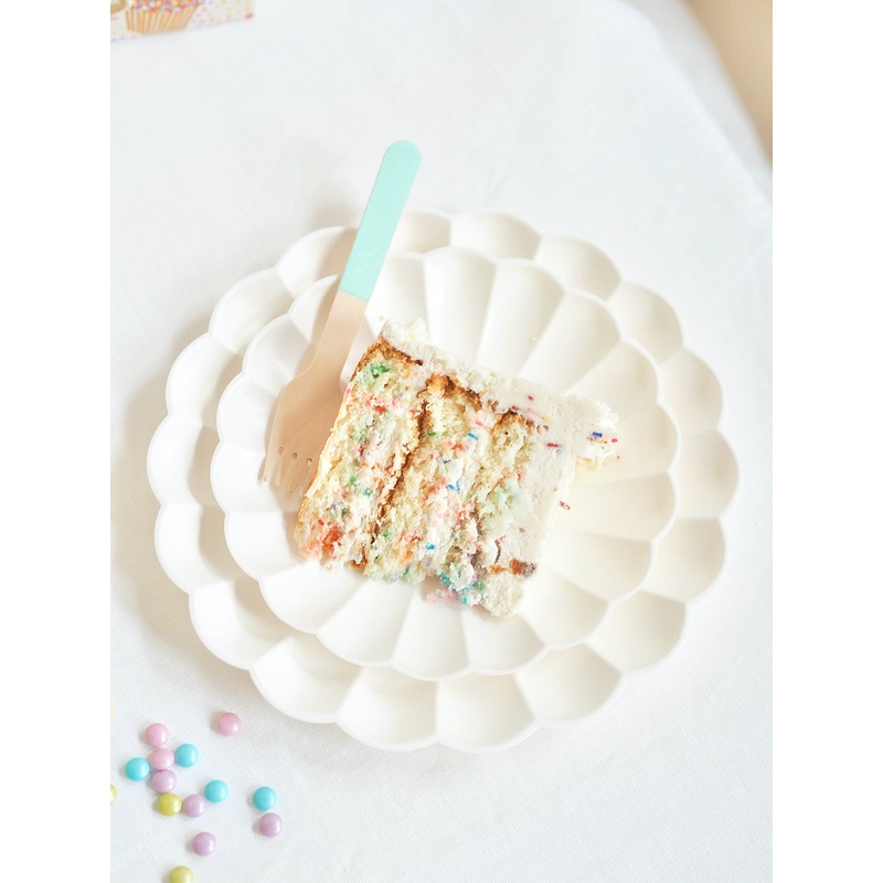 Cream Simply Plate