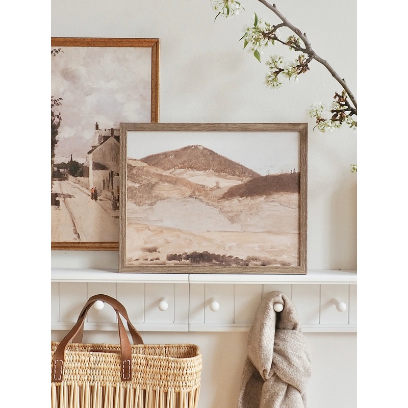 Desert Hills Framed Canvas Print | 11×14