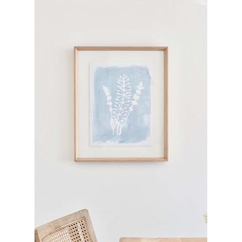 Floral Relief 5 Wood Frame | 22.25 x 27.25