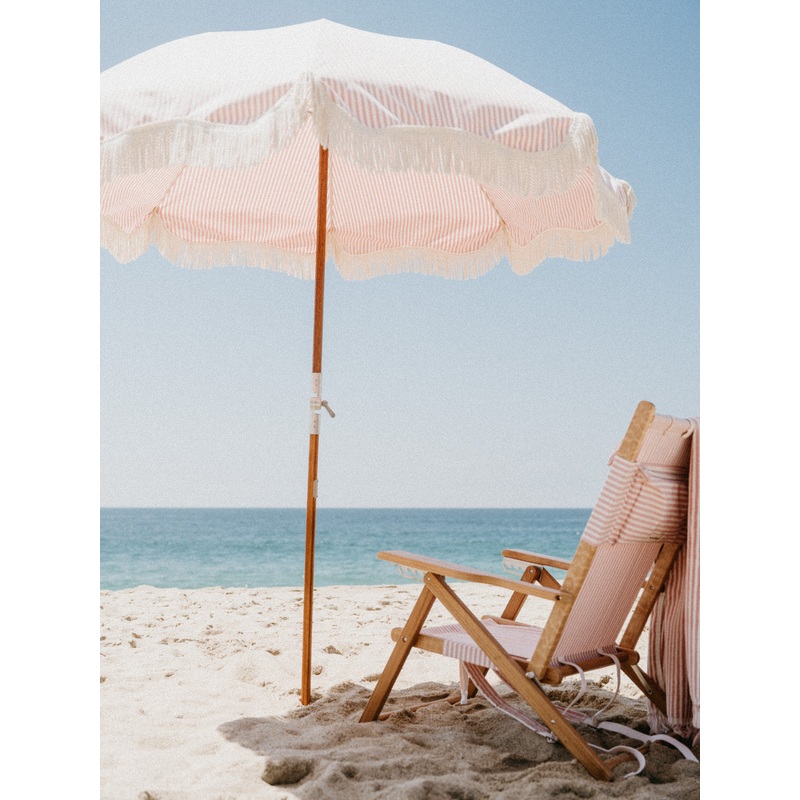 Lauren’s Pink Stripe Premium Beach Umbrella