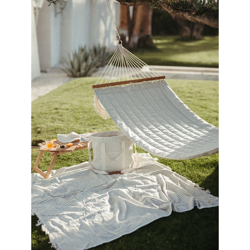 Lauren’s Sage Stripe Hammock