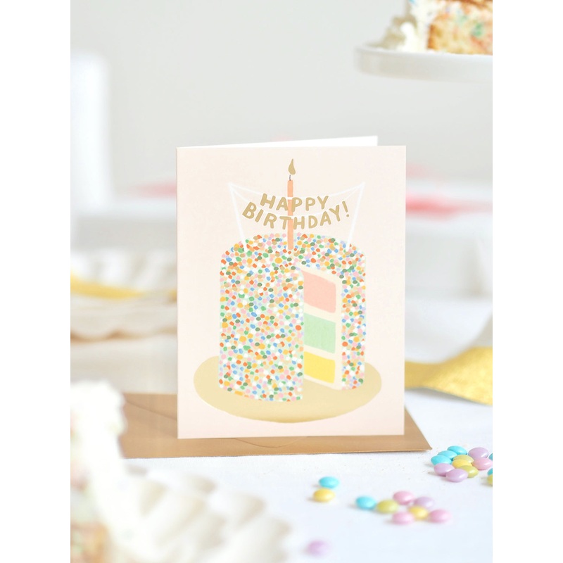 Layer Cake Birthday Card