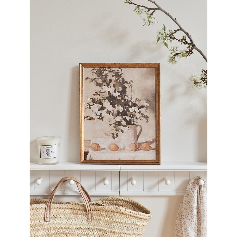 Lemon Still Life Framed Canvas Print | 11×14