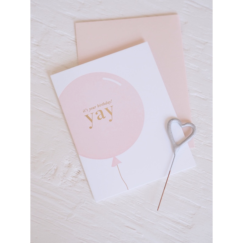 Yay Birthday Balloon Card