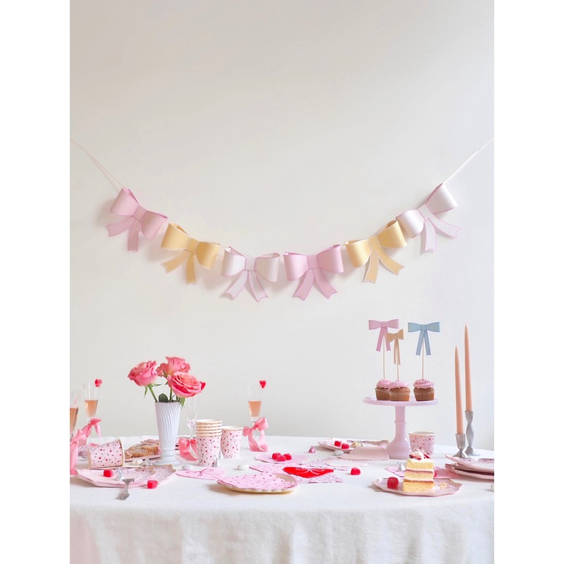 3D Paper Bow Garland