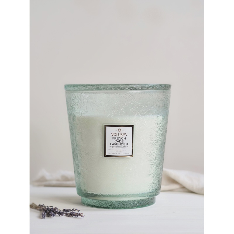 French Cade Lavender 5 Wick Hearth Candle
