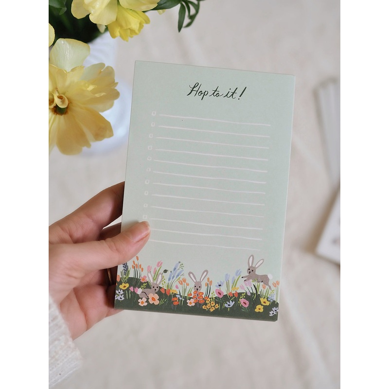 Hop To It! Notepad