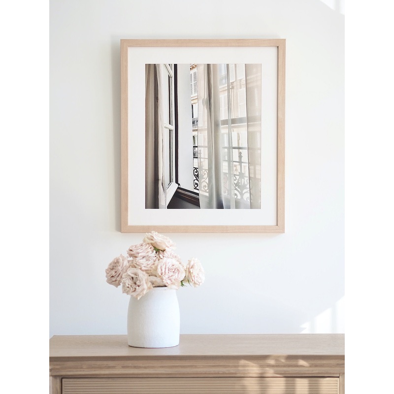 La Fenetre Custom Framed Art Print