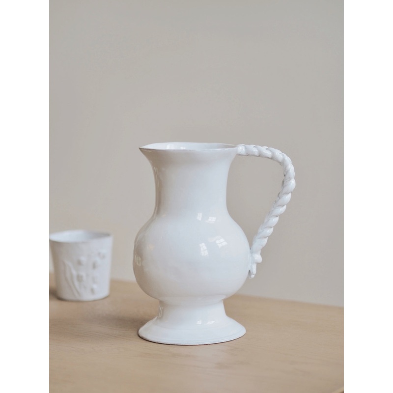 Setsuko Braided Handle Pitcher
