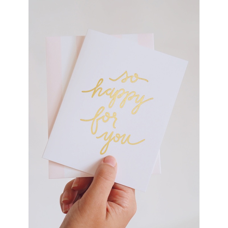 So Happy for You Card