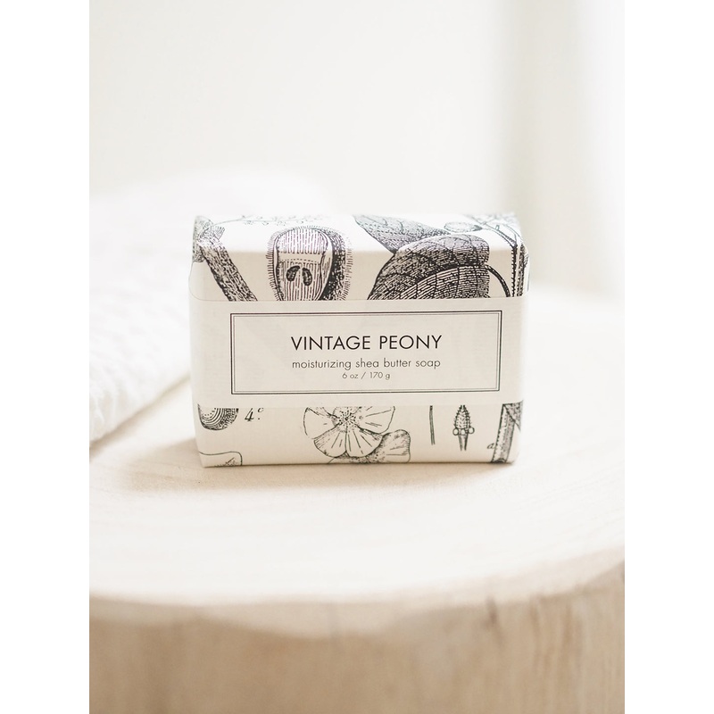 Vintage Peony Bar Soap