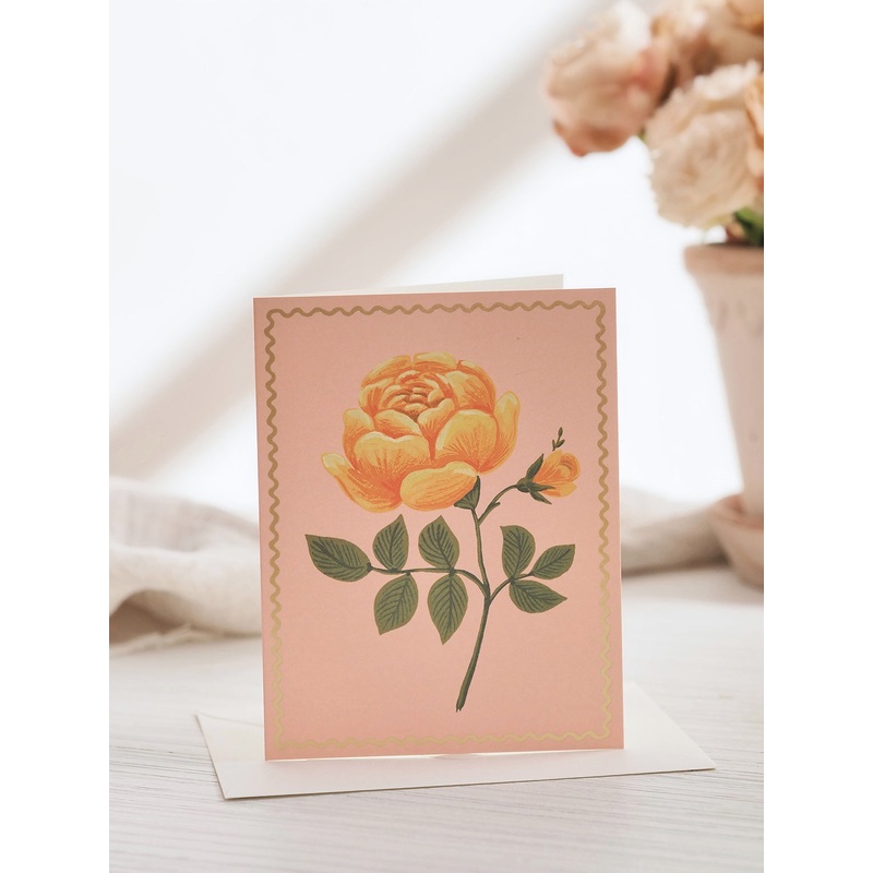 Yellow Rose Card