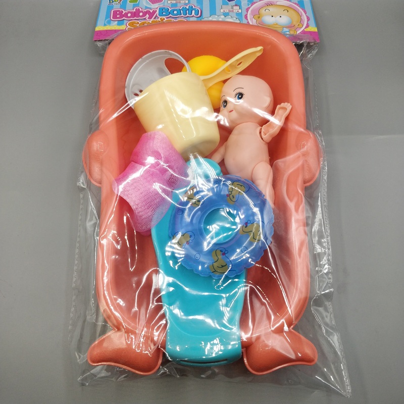 Baby bath toy with tub & accessories