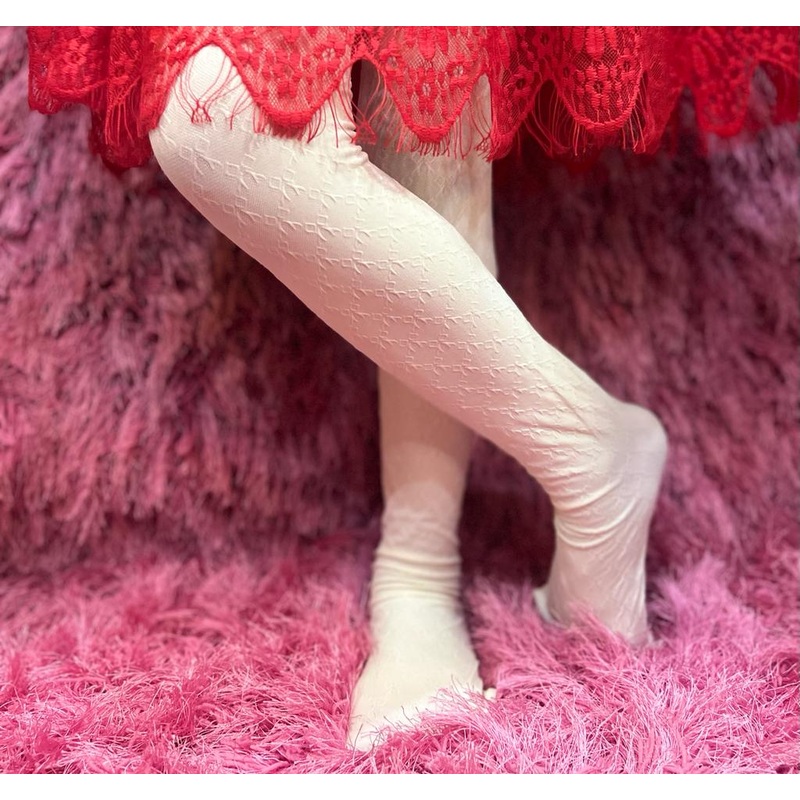 Ballerina thick white leggings