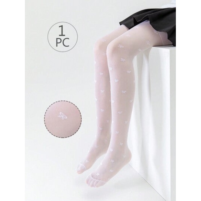 Ballerina  white bow leggings