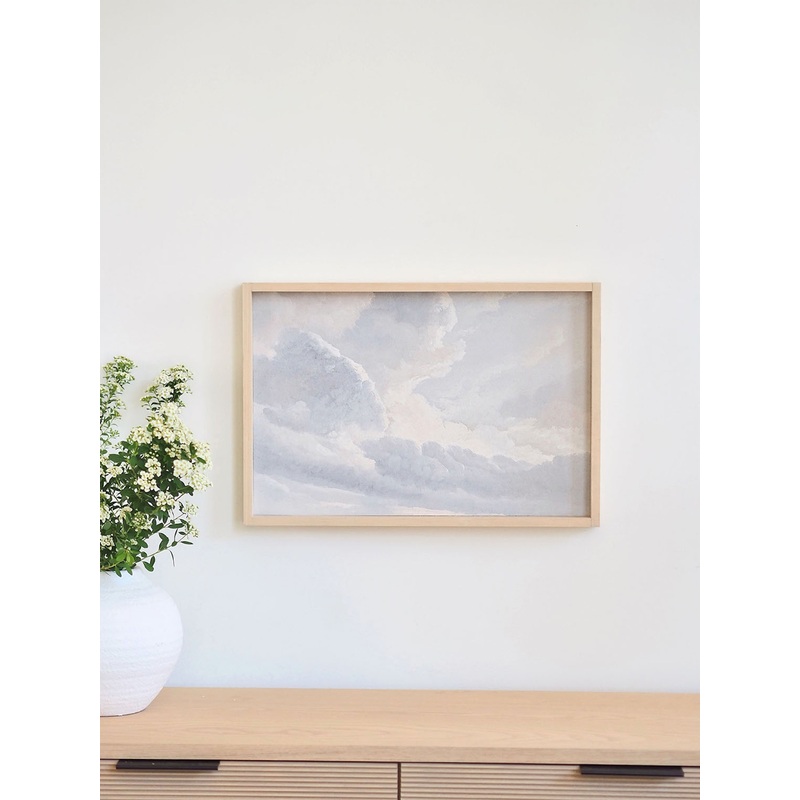 Cloud Study Framed Print 19×13