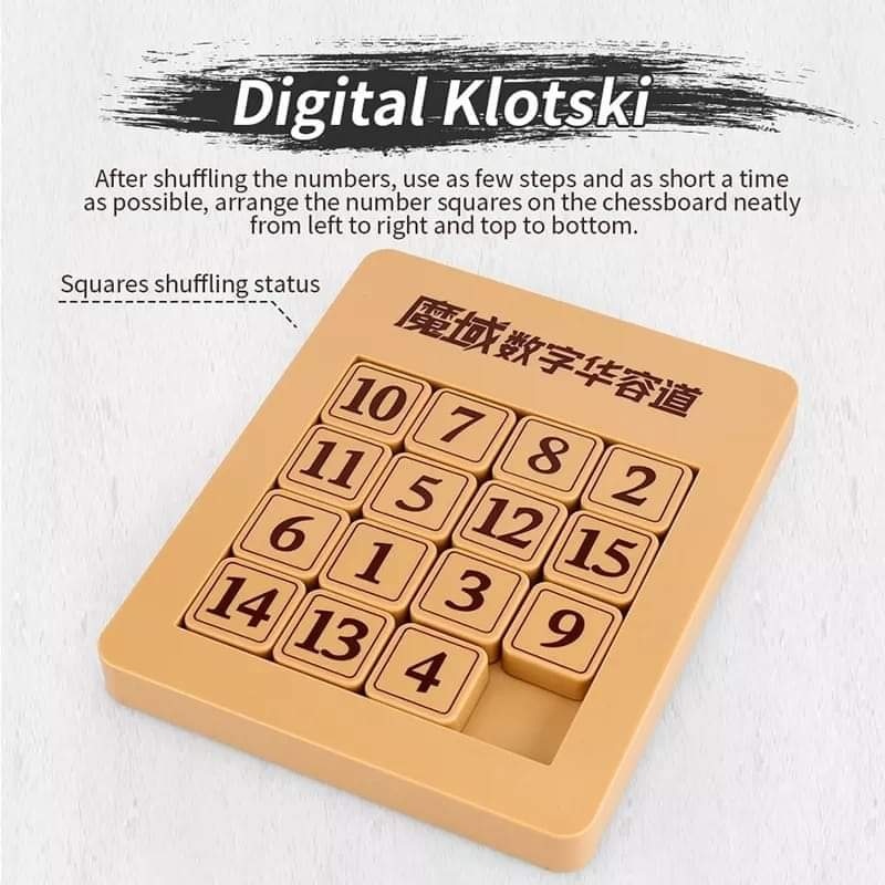 Digital magnetic klotski