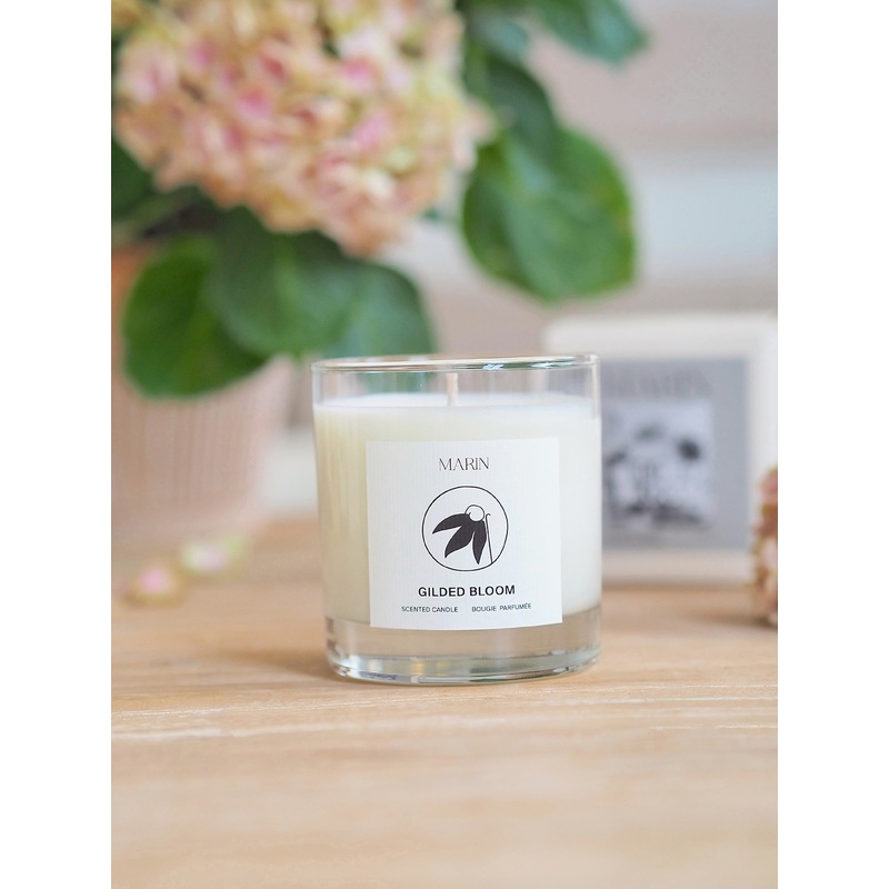 Gilded Bloom Candle