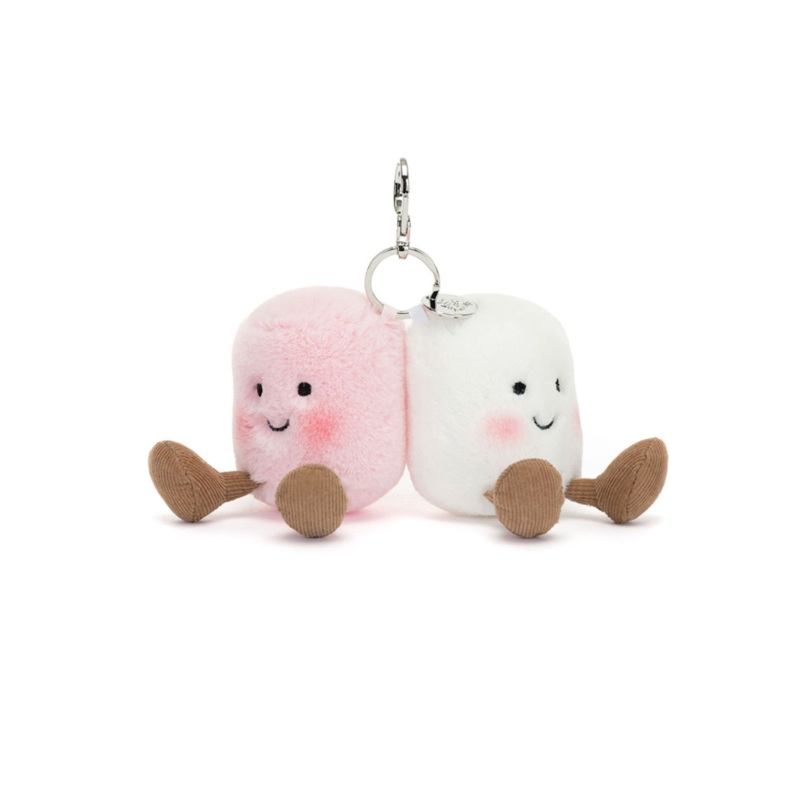 Jellycat Amuseables Pair of Marshmallows Bag Charm