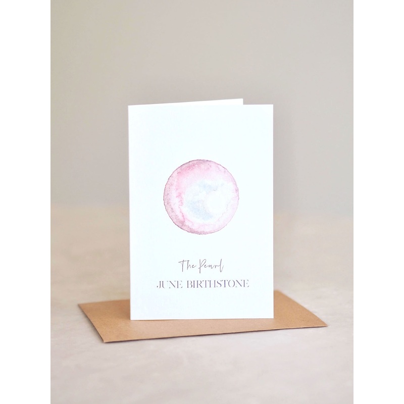 June Birthstone Card