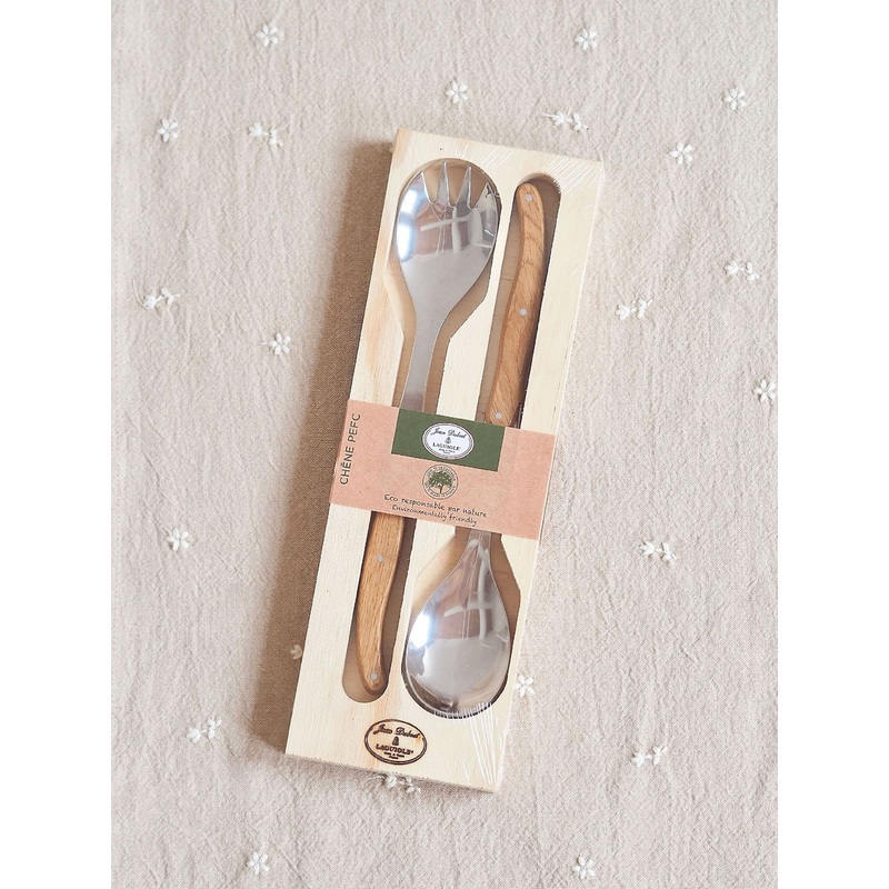 Laguiole Oak Serving Set