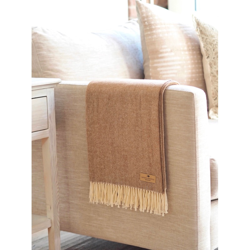 Monroe Saddle Herringbone Throw