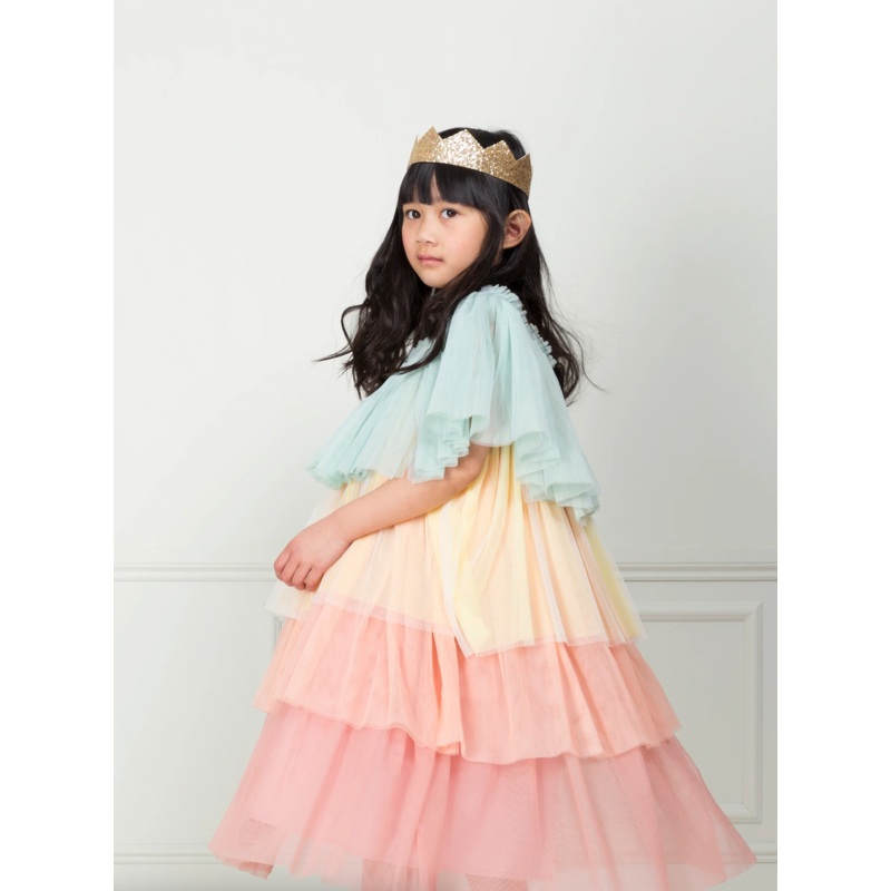 Rainbow Ruffle Princess Dress Up 3-4 Years