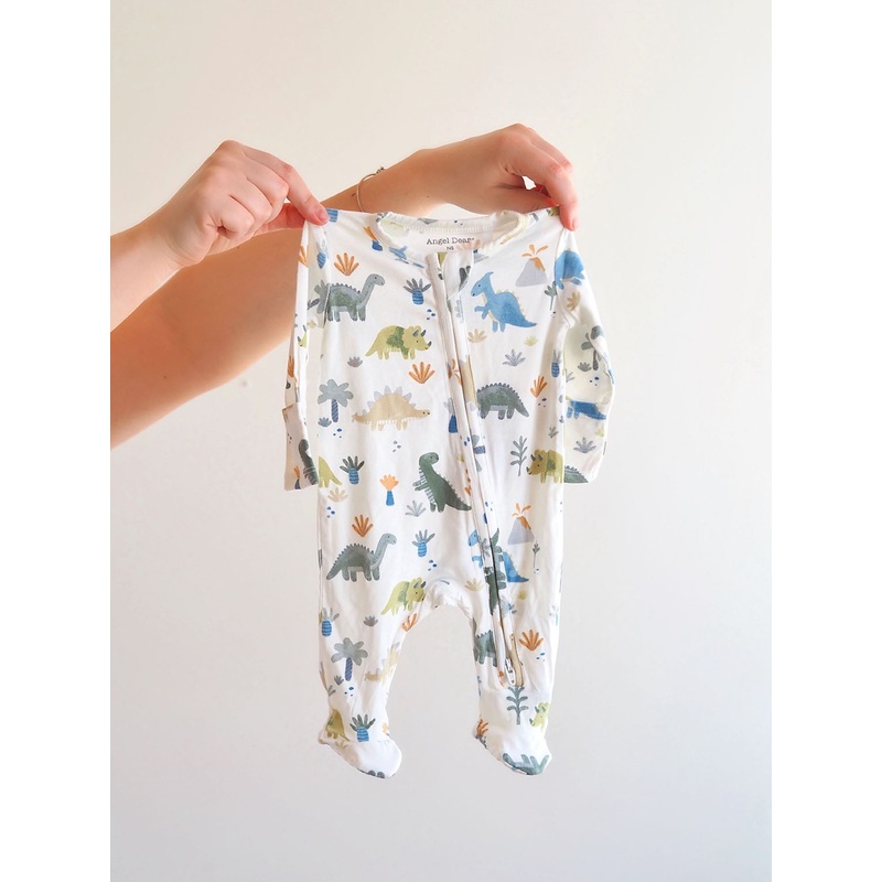 Soft Dinos Zipper Footie
