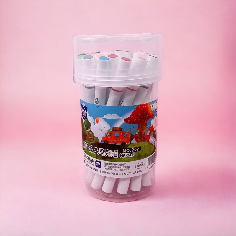 24 Double Sided Markers