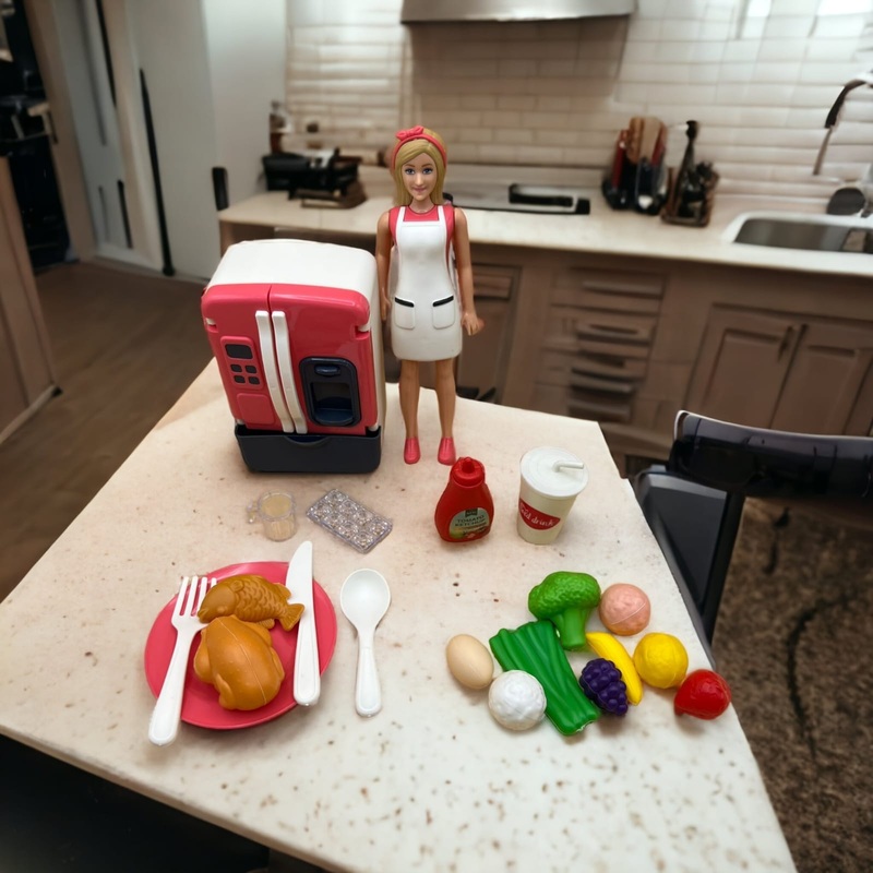 High quality doll kitchen set