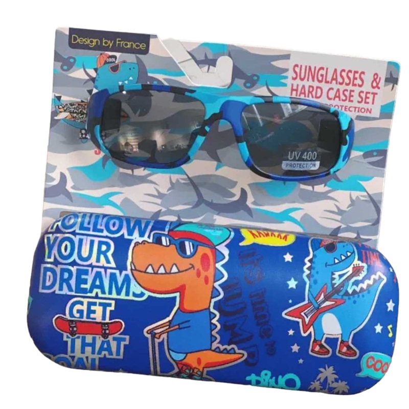 Kids UV Protected Sunglasses With Case