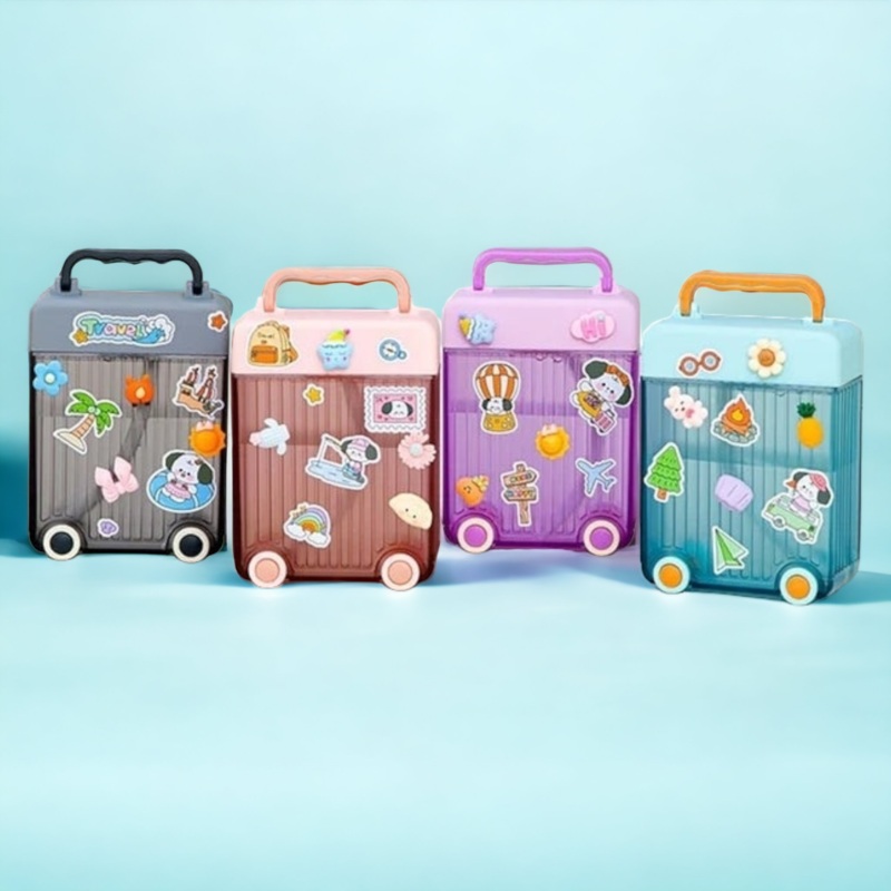 Suit Case Luggage Water Bottle
