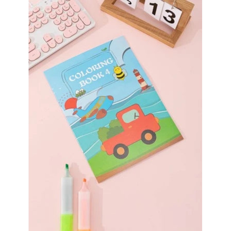 Transport Colouring Book
