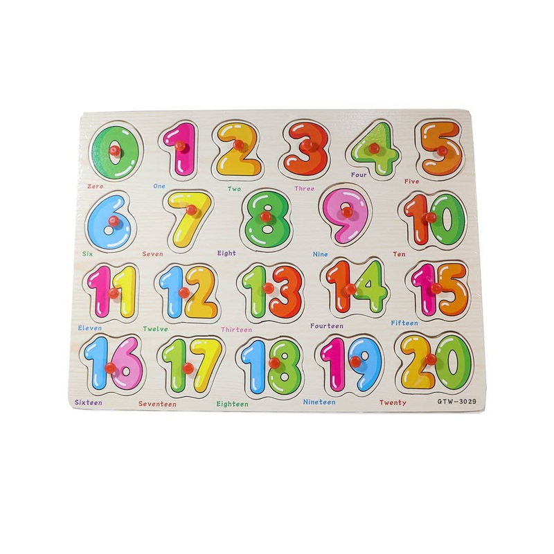 Wooden Numbers Puzzle