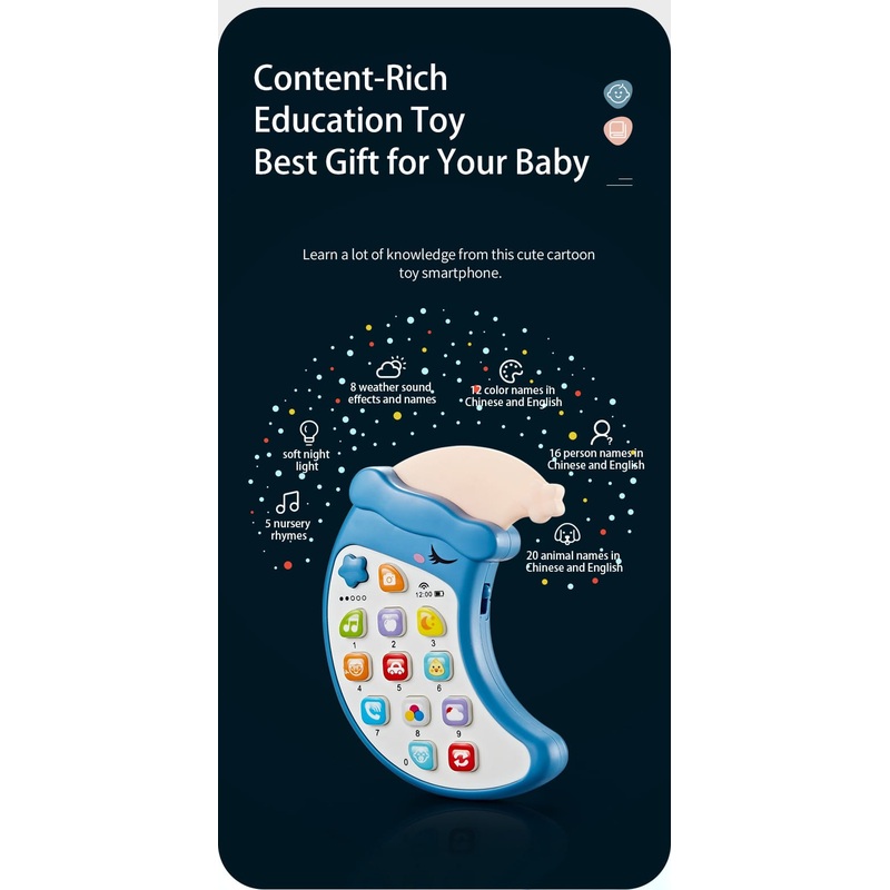 Moon Teether Mobile Phone