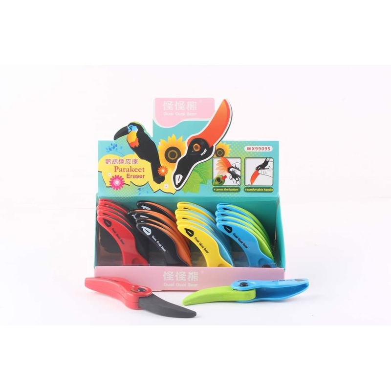 Parakeet Knife Eraser