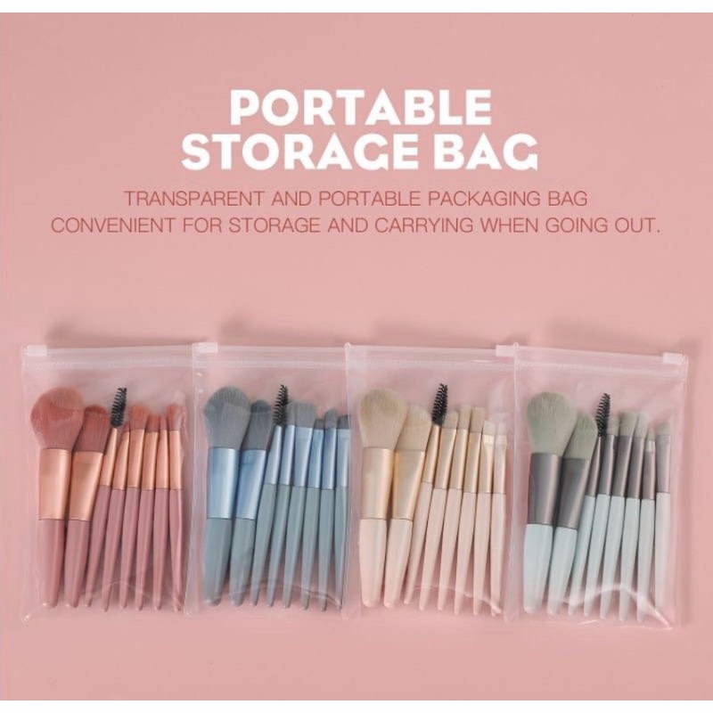 Portable Storage Bag Makeup Brushes Set