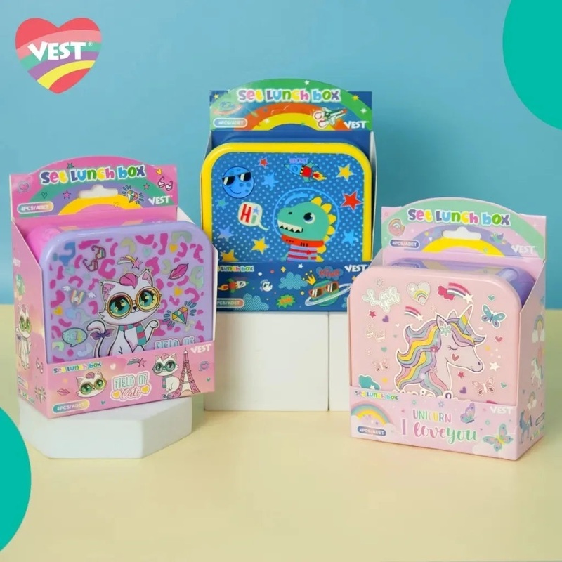 Premium Quality Snacks Containers Lunch Boxes Set Of 4