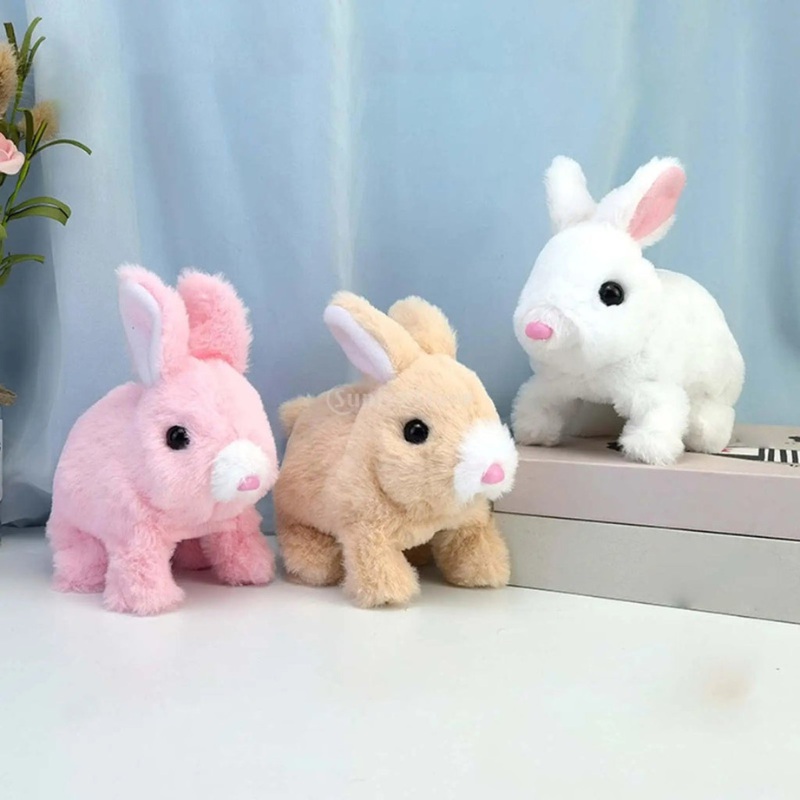 Battery operated Walking Rabbit With Squeezing Sounds