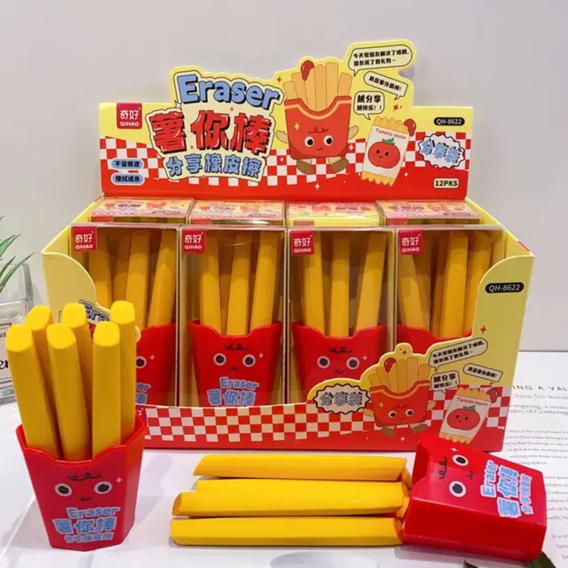 Fries Erasers Bucket