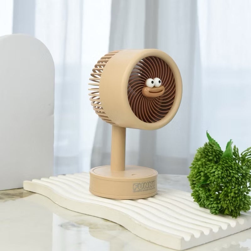 FUNNY Mini Desktop Fans  Cute, Compact & Functional