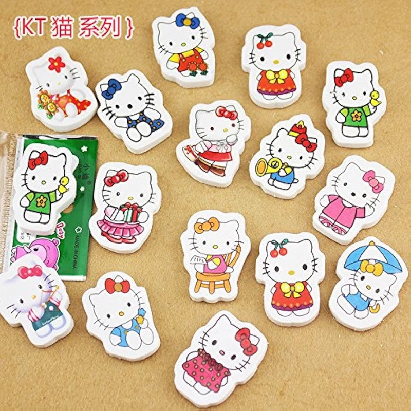 Hello Kitty Erasers (Set Of Two)