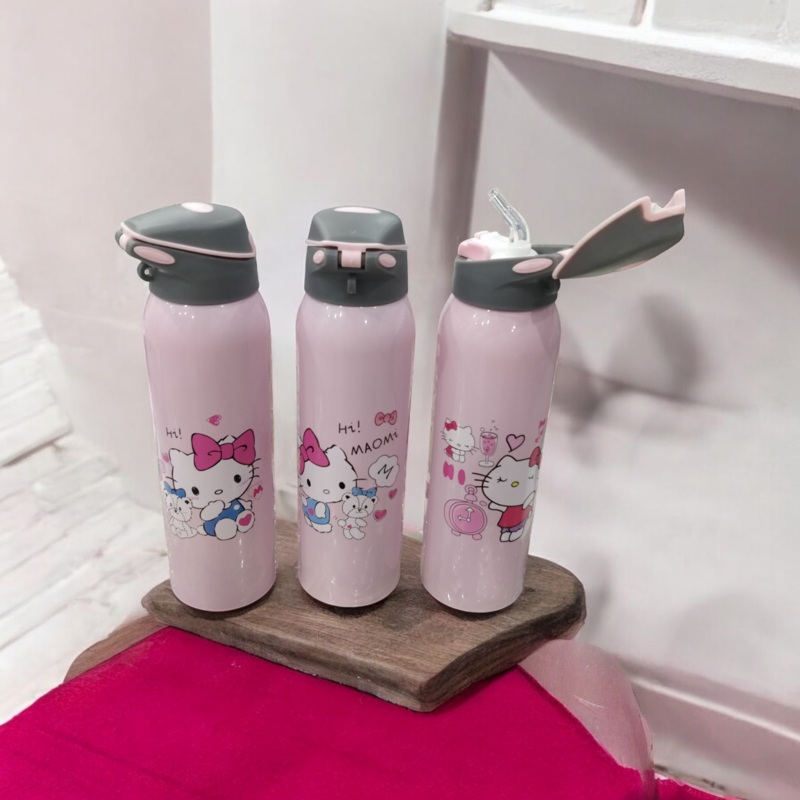Kitty Insulated Steel Water Bottle