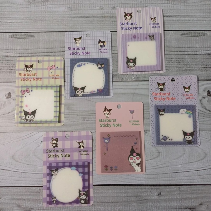 Kuromi Transparent Sticky Notes