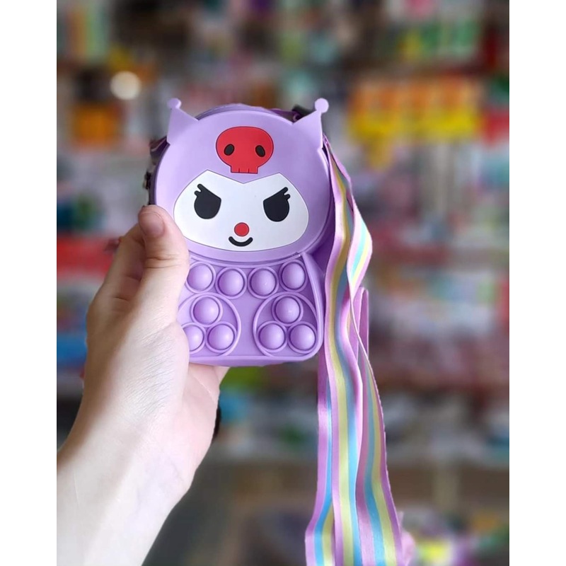 Sanrio Kuromi Popit Cross Body Bag For Kids