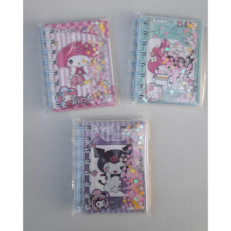 Sanrio Watery Confetti Filled Mini Diary