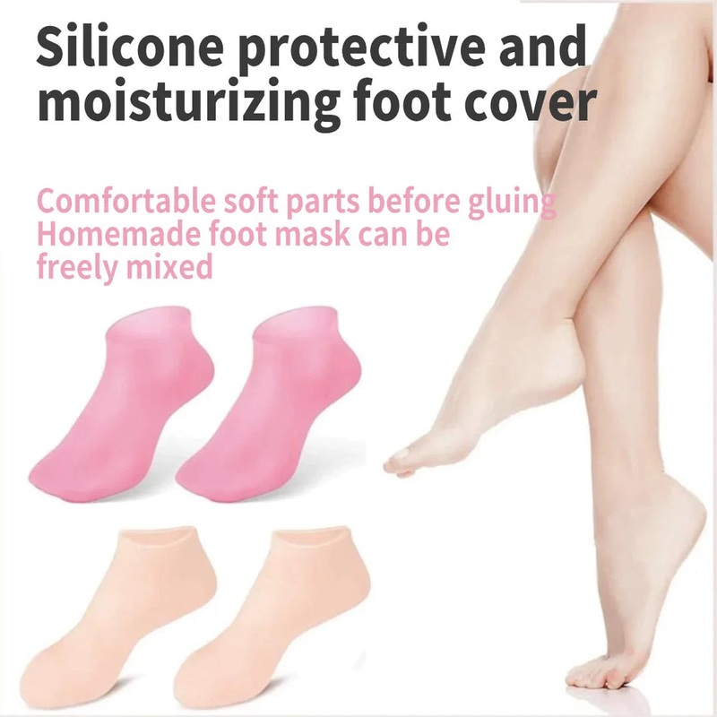 Silicon Moisturising Socks Pair |Pedicure Socks For Dry Cracked Feet | Soften Rough Skin
